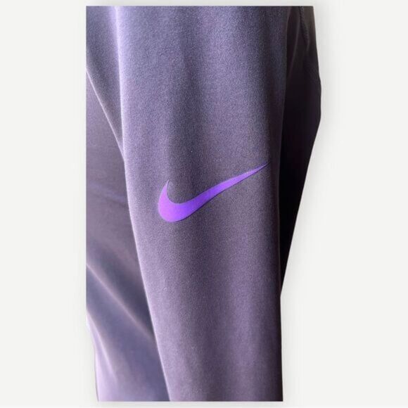 Nike Dri-Fit Long Sleeve Purple Pullover Cowlneck Top with Thumb Holes. Small. - Picture 2 of 10